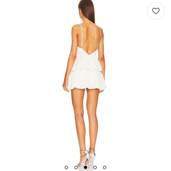 NWT NBD Revolve  Katrine Mini Dress in Optic White Large - Picture 6 of 14